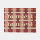 Blocks vintage design ドアマット (正面)