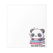 Blocs de Notas Panda Durmiendo ノートパッド (正面)