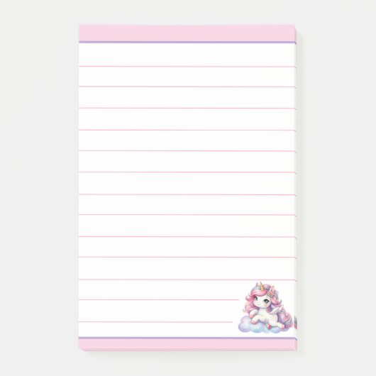 Blocs de Notas Unicornio ポストイット (正面)