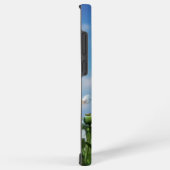 Bloeiend Papaver somneferum maanzaad bloemen. Samsung Galaxyケース (右側面)