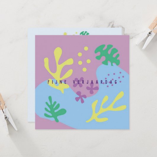 bloem abstract カード (正面/裏面インサイチュ)