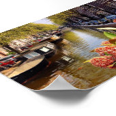 Bloemgracht Amsterdam Canal Summer Photo ポスター (角)