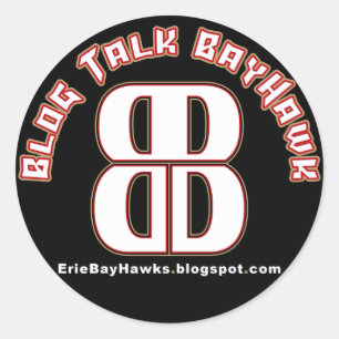 Blog Talk BayHawkスタンプ ラウンドシール