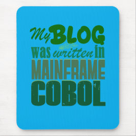 Blog Was Coded in COBOL – Retro Mainframe Develope マウスパッド