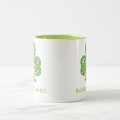 Blogam Mhaimeó -アイルランドのゲール語の祖母のCuppa ツートーンマグカップ (中央)