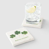 Blogam Mhaimeó: アイルランドの祖母のCuppaのシャムロック ストーンコースター (横)