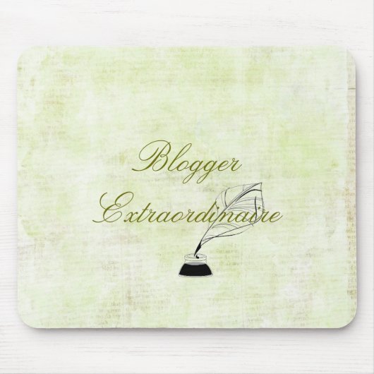 Blogger Extraordinaireマウスパッド マウスパッド (正面)