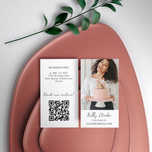 Blogger Influencer Content Creator写真QRコード 名刺