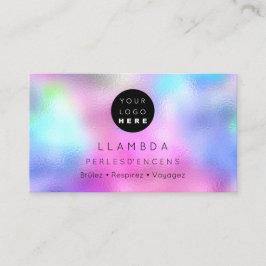 Blogger Social Media金ゴールドロゴホログラフ 名刺