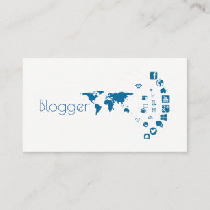 Blogger, Social Media, Me Business Card 名刺