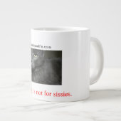 Bloggingはいくじなし猫のためではないです ジャンボコーヒーマグカップ (正面右)