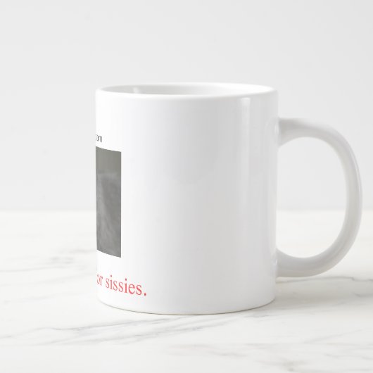 Bloggingはいくじなし猫のためではないです ジャンボコーヒーマグカップ (右)