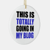 Blogging セラミックオーナメント (右)