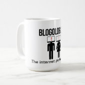 Blogologues コーヒーマグカップ (正面左)