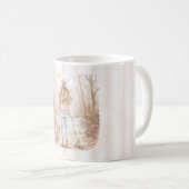 Blond Girl Dog Trees Life is Better With A Dog コーヒーマグカップ (正面右)