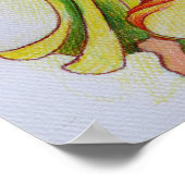 Blonde Belly Dancer Sketch ポスター (角)