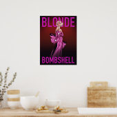 Blonde Bombshell Poster ポスター (キッチン)