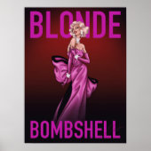 Blonde Bombshell Poster ポスター (正面)
