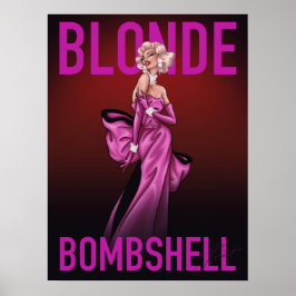 Blonde Bombshell Poster ポスター