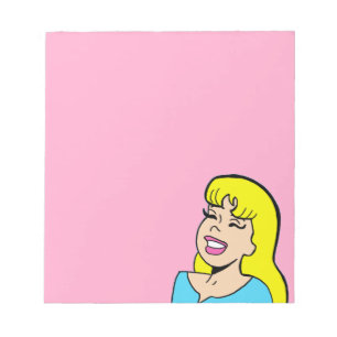 Blonde Bonbshell漫画ストリップメモ帳 ノートパッド