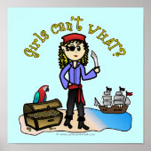 Blonde Girl Pirate ポスター (正面)