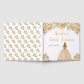 Blonde Hair Princess Peach Sweet 16 Guest Book ゲストブック (全面)
