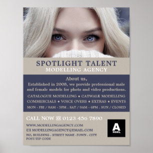 Blonde Model、Modeling Agency、Model Agent ポスター