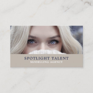 Blonde Model、Modeling Agency、Model Agent 名刺