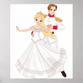 Blonde Princess and Charming Prince Fairytale ポスター (正面)