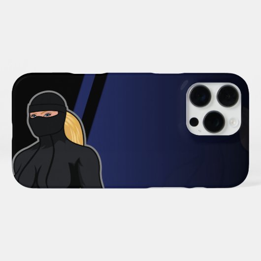 Blonde Woman iPhone 16 Pro - Slim Fit Case iPhoneケース (裏面横)