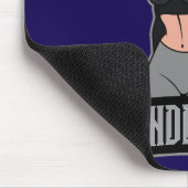 Blonde Woman Mousepad Blue マウスパッド (コーナー)