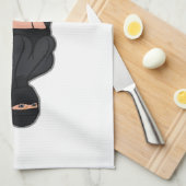 Blonde Woman Tea Towel キッチンタオル (四つ折り)