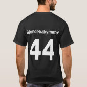 Blondebabymetal Tシャツ (裏面)