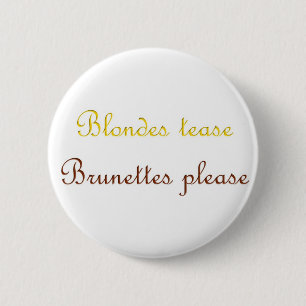 Blondes&Brunettes 缶バッジ