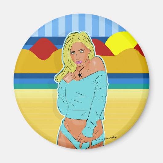 blondes have more fun マグネット (正面)