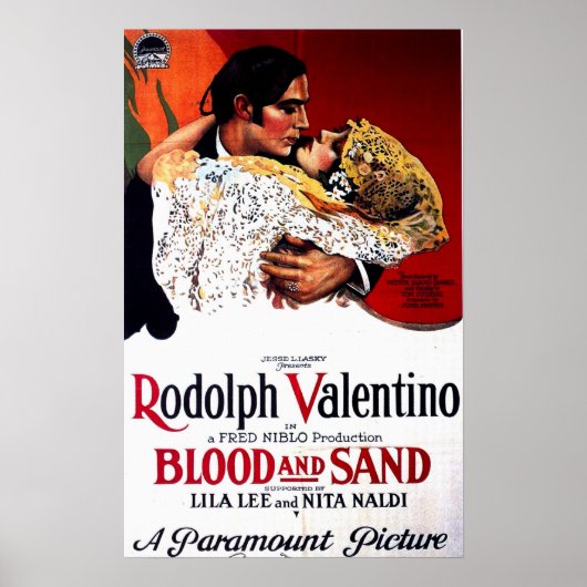 Blood and Sand, Valentino映画ポスター ポスター (正面)