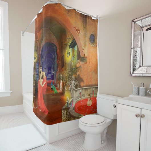 Blood Bath シャワーカーテン (インサイチュ)