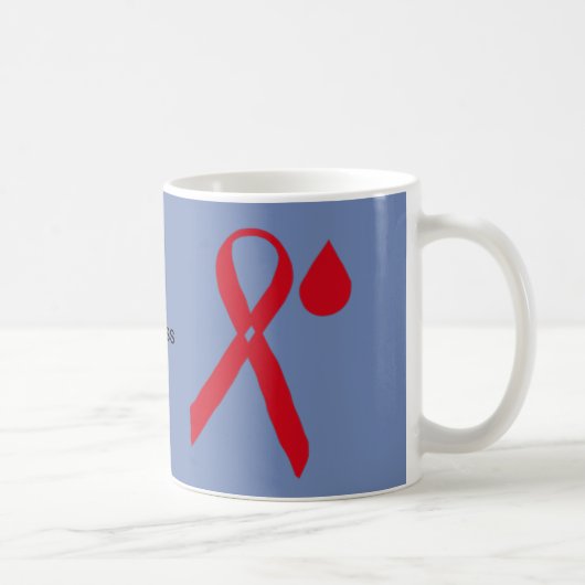 Blood cancer awareness コーヒーマグカップ (右)
