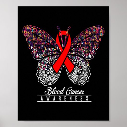 Blood Cancer Awareness Butterfly Lovers Gifts 2 ポスター (正面)