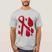 Blood cancer awareness tシャツ (正面)