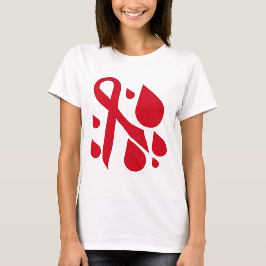 Blood cancer awareness tシャツ (正面)