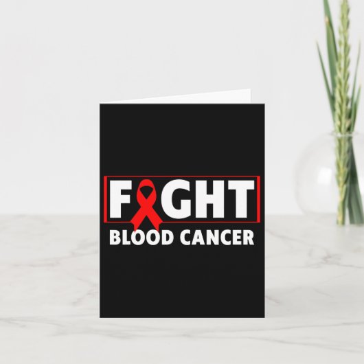 Blood Cancer - Fight Blood Cancer Awareness  カード (正面)