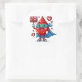 Blood donation ラウンドシール (バッグ)