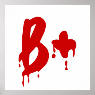 Blood Group B+ Positive #Horror Hospital ポスター