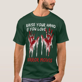 Blood Hand Halloween Horroream Scary Movies Costum Tシャツ