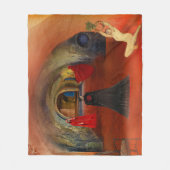 Blood is Life フリースブランケット (正面)