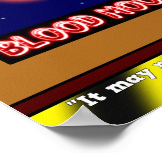 Blood Moon CBC News Poster ポスター (角)