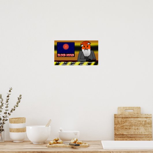Blood Moon CBC News Poster ポスター (キッチン)