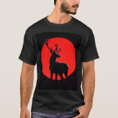 Blood Moon Deer Tシャツ (正面)