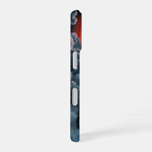 blood moon iPhone 16ケース (右側面)